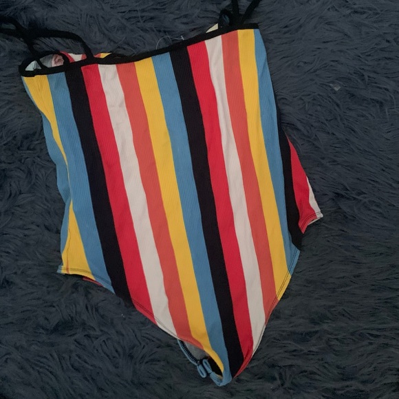 Topshop multicolored bodysuit size 12 - Picture 3 of 6